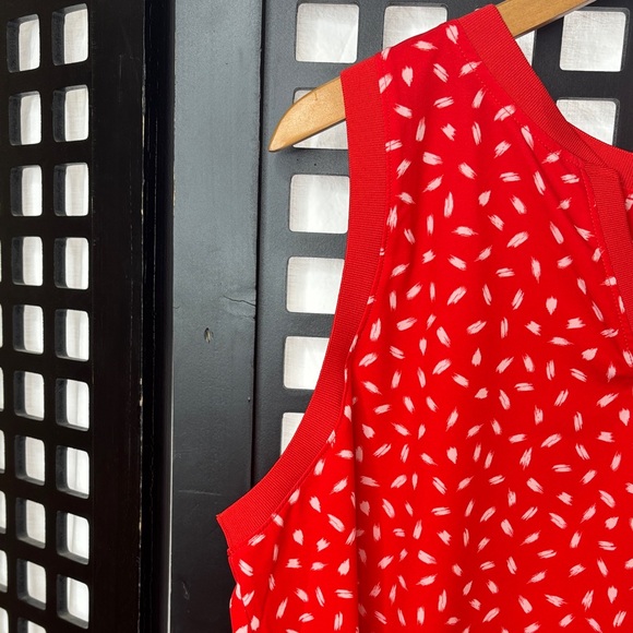 ❤️ Chico’s Zenergy Red Sleeveless Stretch Flowy Top Women Size 3 XL ❤️ - Picture 4 of 12